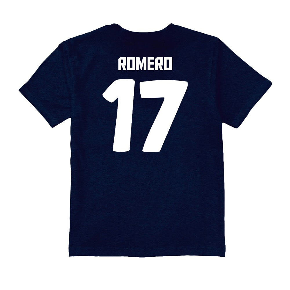 Cristian Romero Tottenham Hotspur Vive La Fete Youth Player Name & Number Color Badge T-Shirt -  Navy