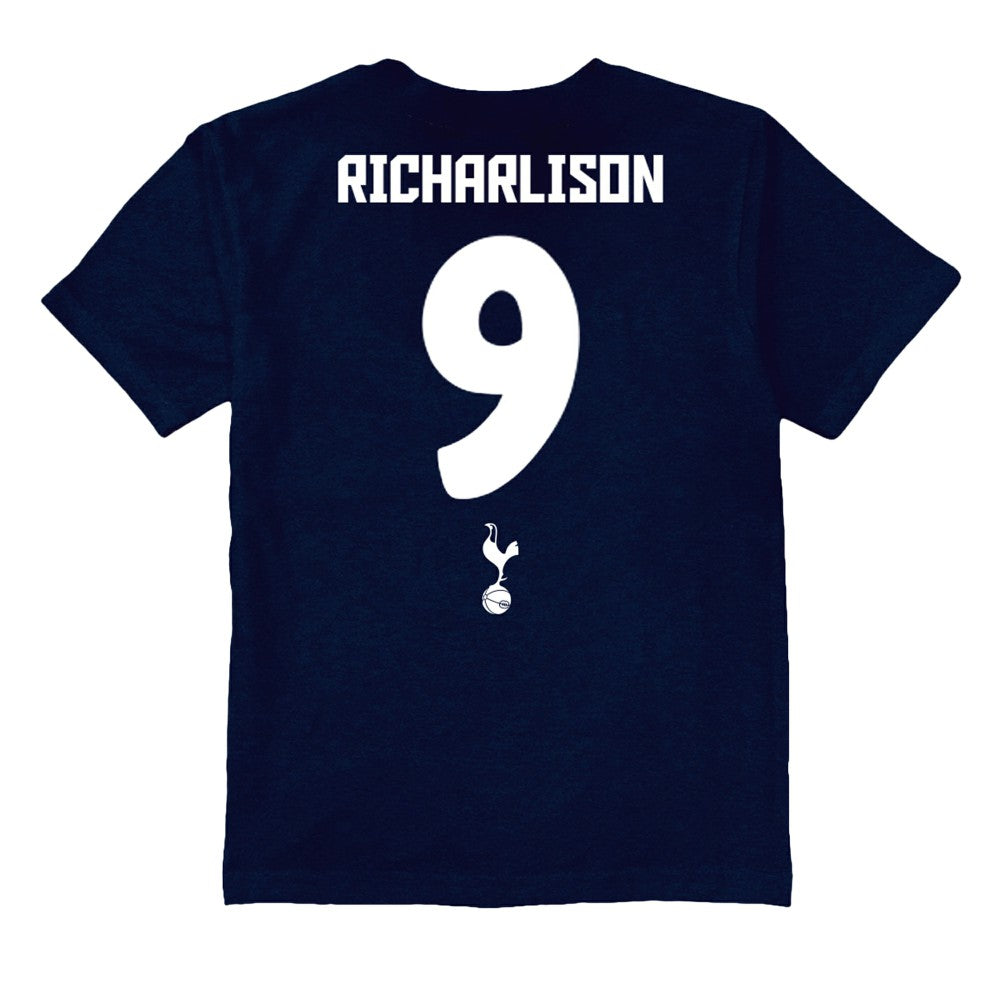 Richarlison Tottenham Hotspur Vive La Fete Youth Player Name & Number Stadium Style T-Shirt -  Navy