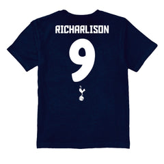 Richarlison Tottenham Hotspur Vive La Fete Youth Player Name & Number Stadium Style T-Shirt -  Navy