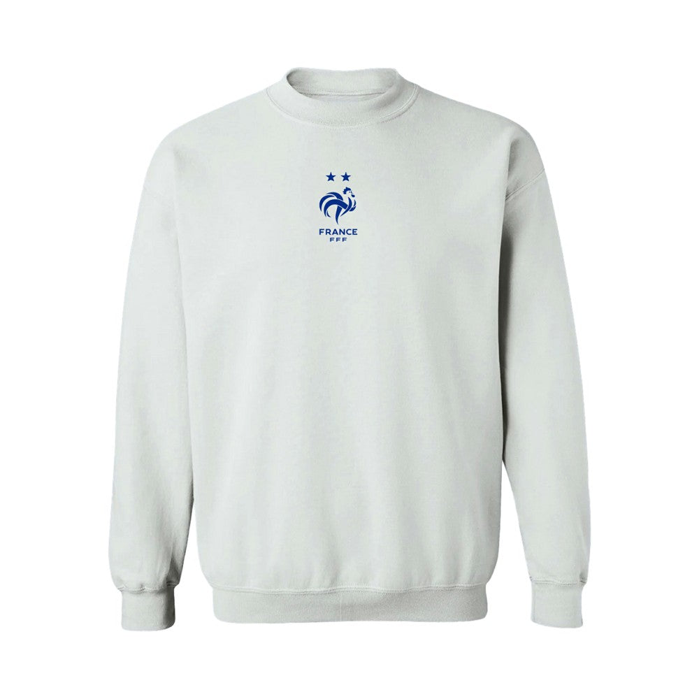 France National Team Vive La Fete Women's Color Badge Sweatshirt -  White
