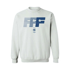 France National Team Vive La Fete Women's FFF Logo Sweatshirt -  White