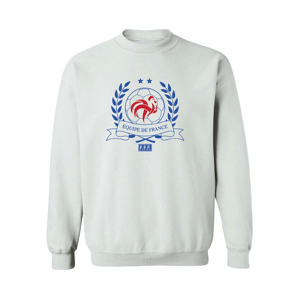 France National Team Vive La Fete Women's Équipe de France Sweatshirt -  White