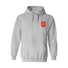 Spain National Team Vive La Fete Women's Color Badge Fleece Hoodie -  Gray
