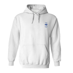 France National Team Vive La Fete Women's Color Badge Fleece Hoodie -  White
