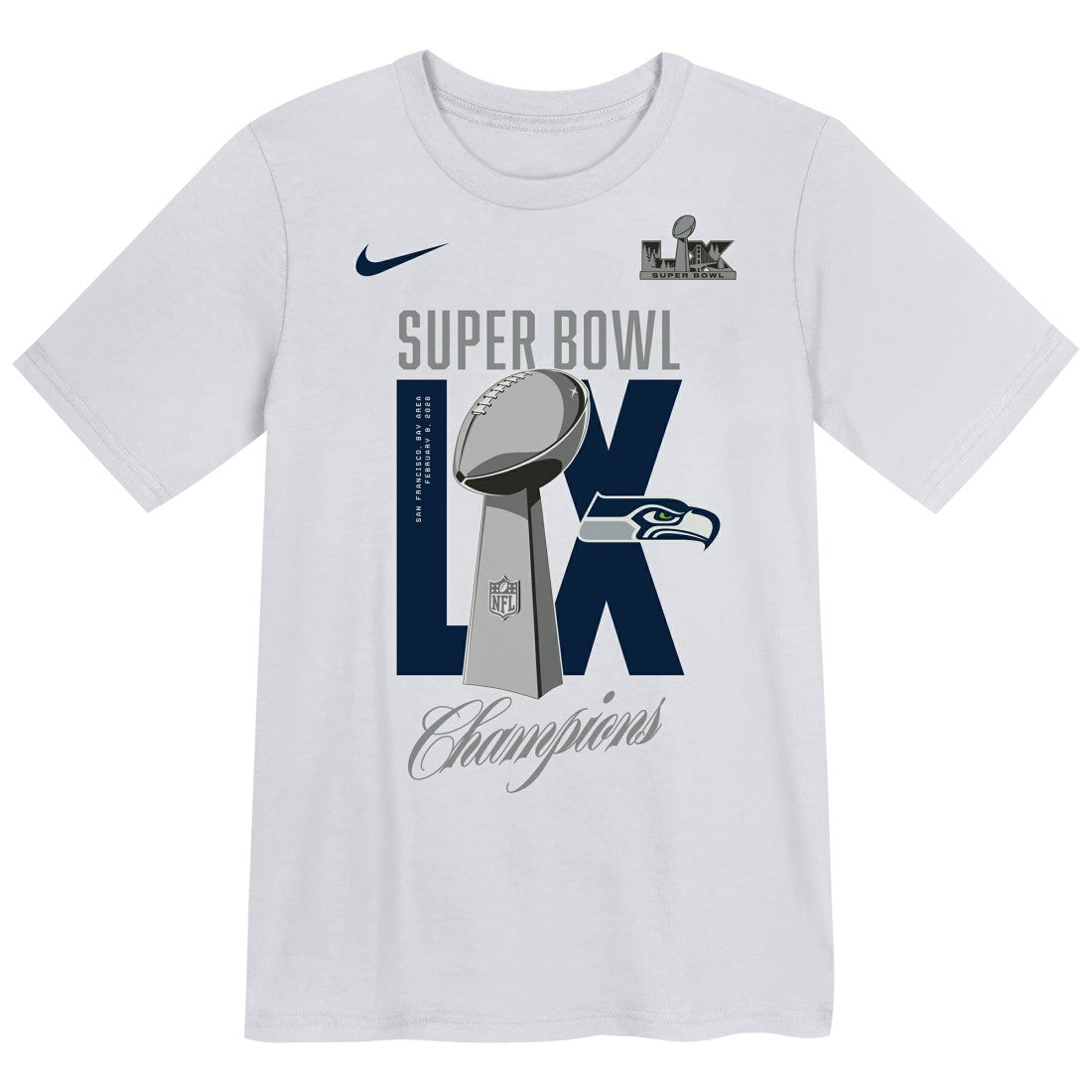 Preschool Super Bowl LX Champions Heavy Chill T-Shirt - Seattle Seahawks