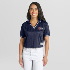 MLB Houston Astros WEAR by Erin Andrews Women's Cropped Polo