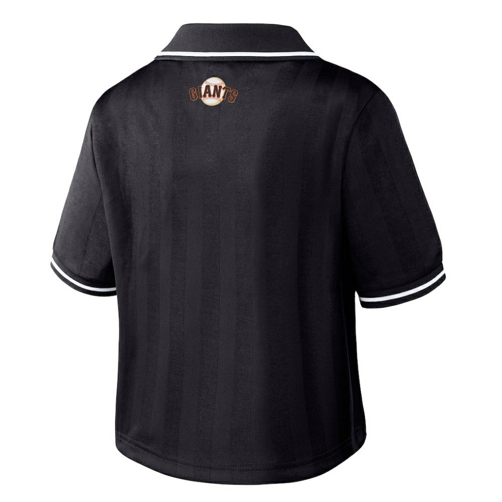 MLB San Francisco Giants WEAR by Erin Andrews Women's Cropped Polo
