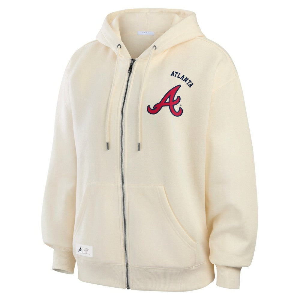 MLB Atlanta Braves WEAR by Erin Andrews Women's Full-Zip Hoodie