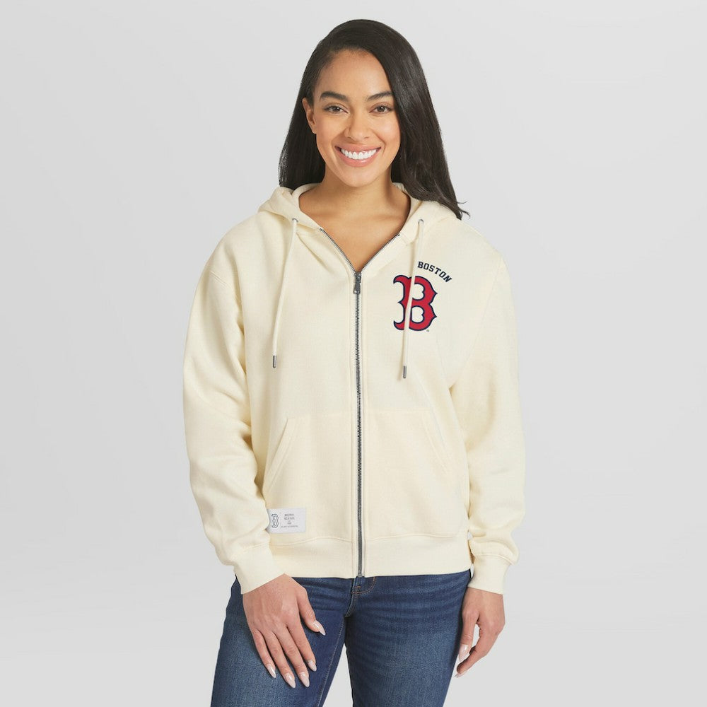 MLB Boston Red Sox WEAR by Erin Andrews Women's Full-Zip Hoodie