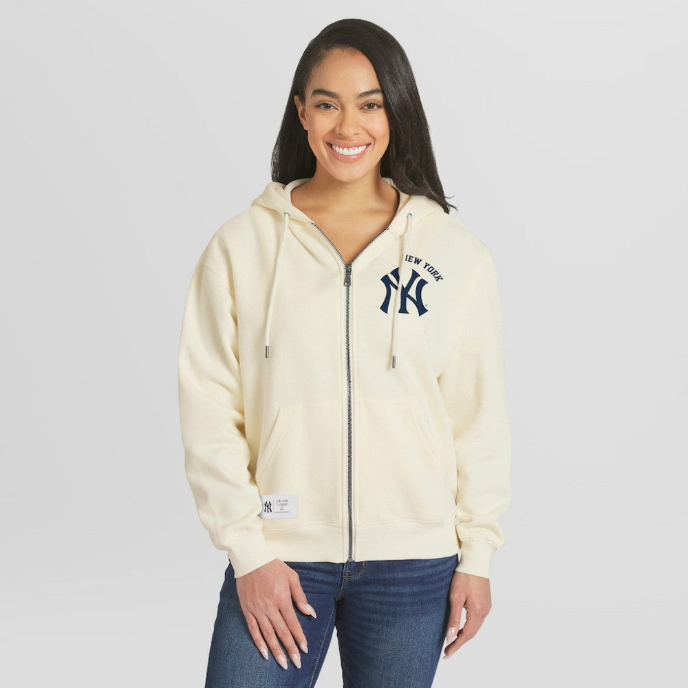MLB New York Yankees WEAR by Erin Andrews Women's Full-Zip Hoodie