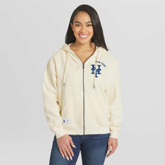 MLB New York Mets WEAR by Erin Andrews Women's Full-Zip Hoodie