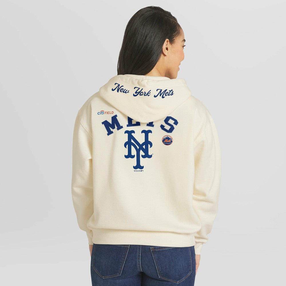 MLB New York Mets WEAR by Erin Andrews Women's Full-Zip Hoodie
