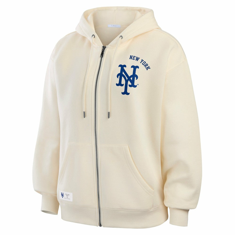 MLB New York Mets WEAR by Erin Andrews Women's Full-Zip Hoodie