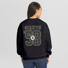 MLB San Francisco Giants WEAR by Erin Andrews Women's Heavyweight Crew Neck Sweatshirt