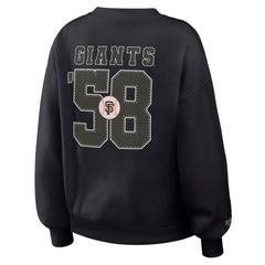 MLB San Francisco Giants WEAR by Erin Andrews Women's Heavyweight Crew Neck Sweatshirt