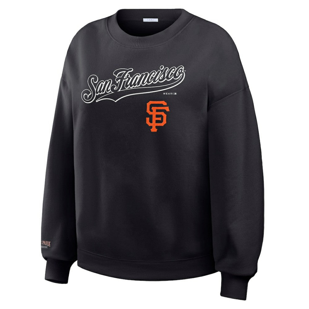 MLB San Francisco Giants WEAR by Erin Andrews Women's Heavyweight Crew Neck Sweatshirt