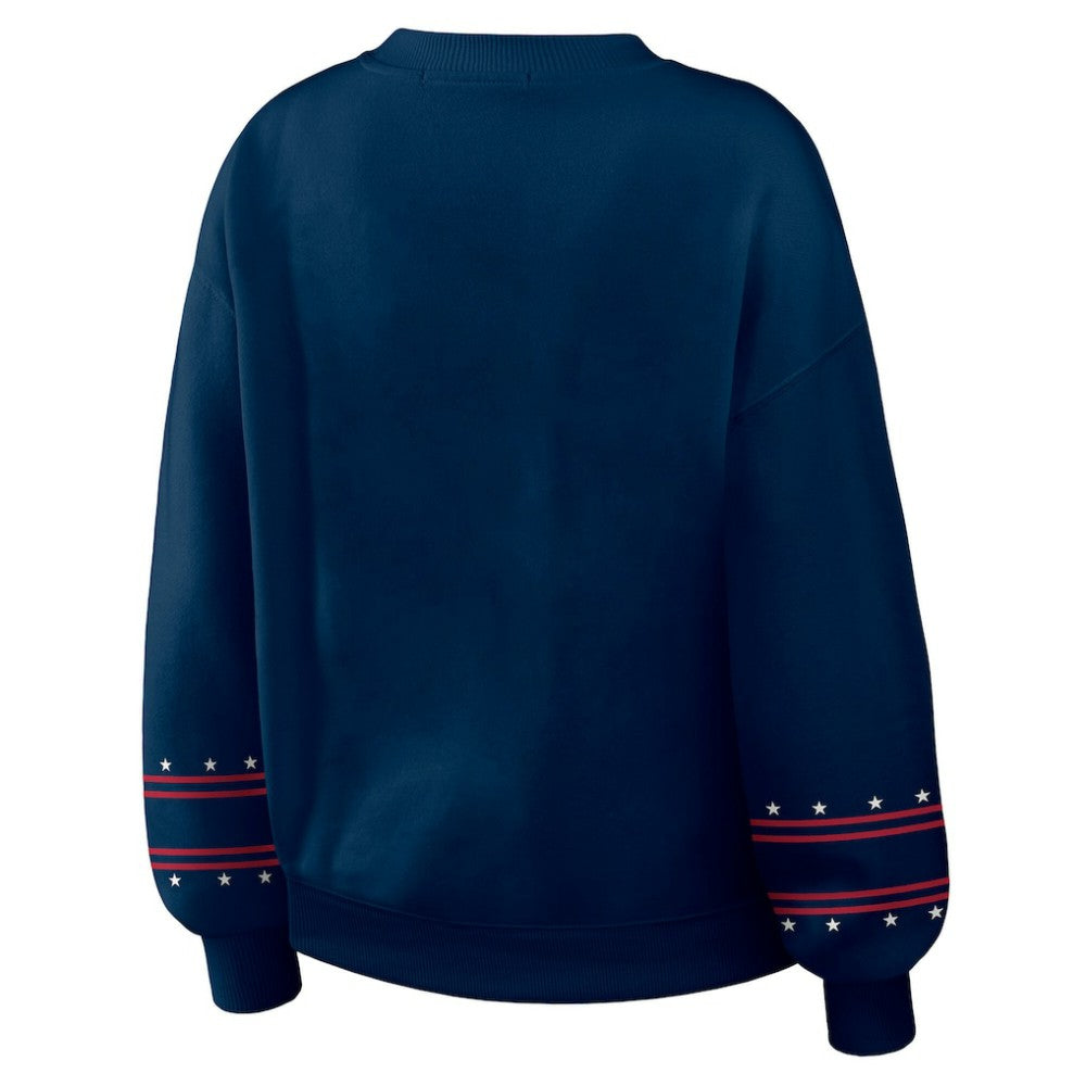 MLB New York Yankees WEAR by Erin Andrews Women's Americana Heavyweight Fleece Sweatshirt