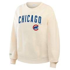 MLB Chicago Cubs WEAR by Erin Andrews Women's Heavyweight Crew Neck Sweatshirt