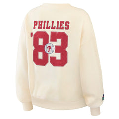 MLB Philadelphia Phillies WEAR by Erin Andrews Women's Heavyweight Crew Neck Sweatshirt