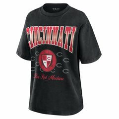 MLB Cincinnati Reds WEAR by Erin Andrews Women's Oversized Boyfriend T-Shirt