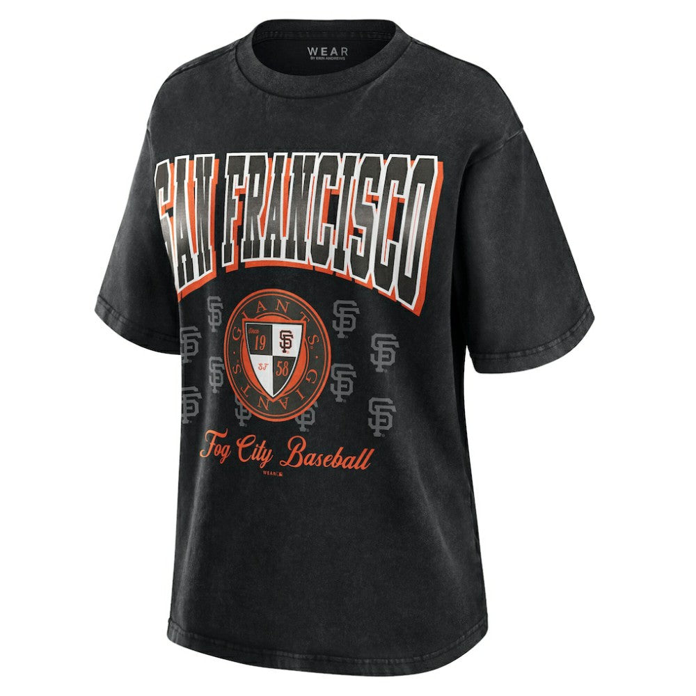 MLB San Francisco Giants WEAR by Erin Andrews Women's Oversized Boyfriend T-Shirt