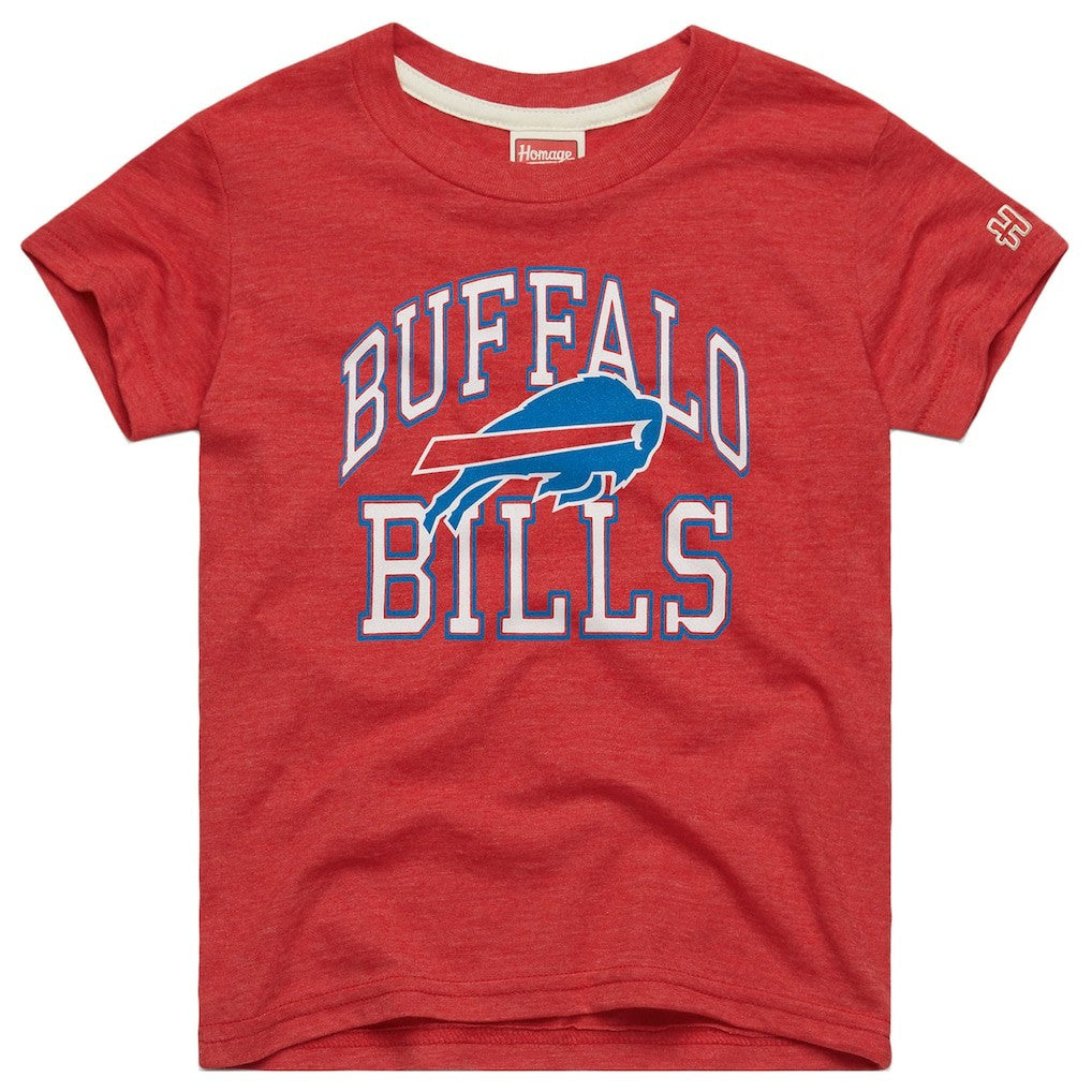 Homage Youth Arch Tri-Blend T-Shirt - Buffalo Bills