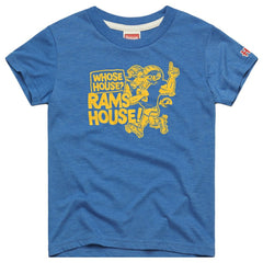 Homage Youth Whose House Mascot Tri-Blend T-Shirt - Los Angeles Rams
