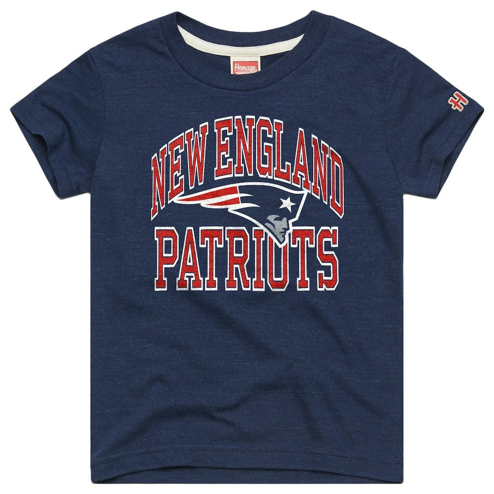 Homage Youth Arch Tri-Blend T-Shirt - New England Patriots