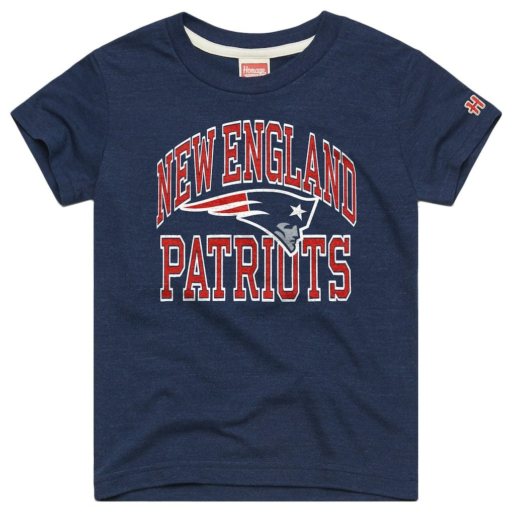 Homage Youth Arch Tri-Blend T-Shirt - New England Patriots