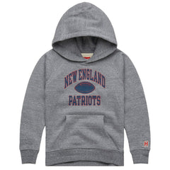 Homage Youth Gridiron Tri-Blend Hoodie - New England Patriots
