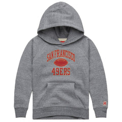 Homage Youth Gridiron Tri-Blend Hoodie - San Francisco 49ers