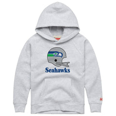 Homage Youth Big Helmet Tri-Blend Hoodie - Seattle Seahawks