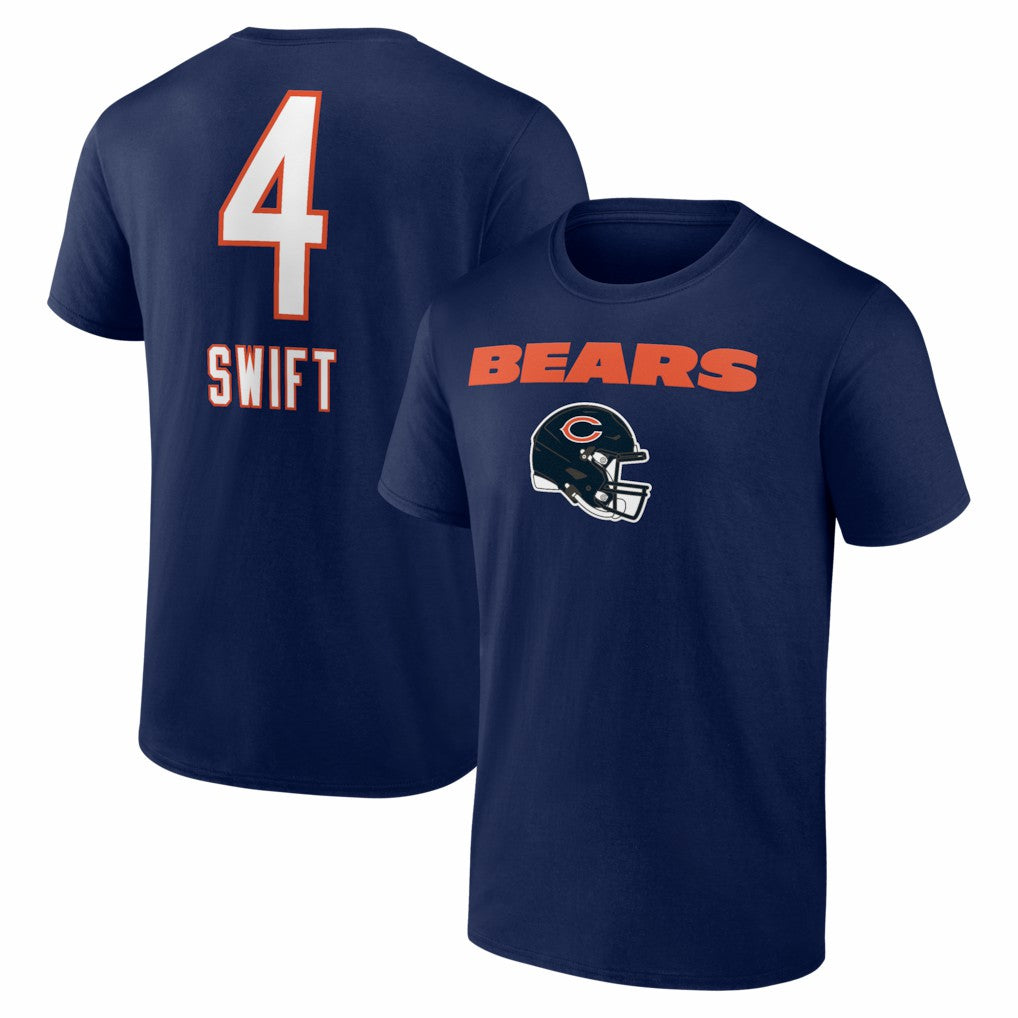 D'Andre Swift  Team Wordmark T-Shirt - Chicago Bears