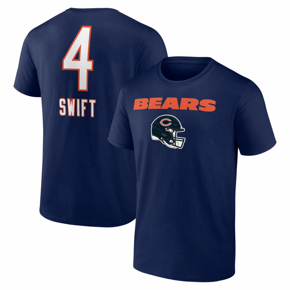D'Andre Swift  Team Wordmark T-Shirt - Chicago Bears