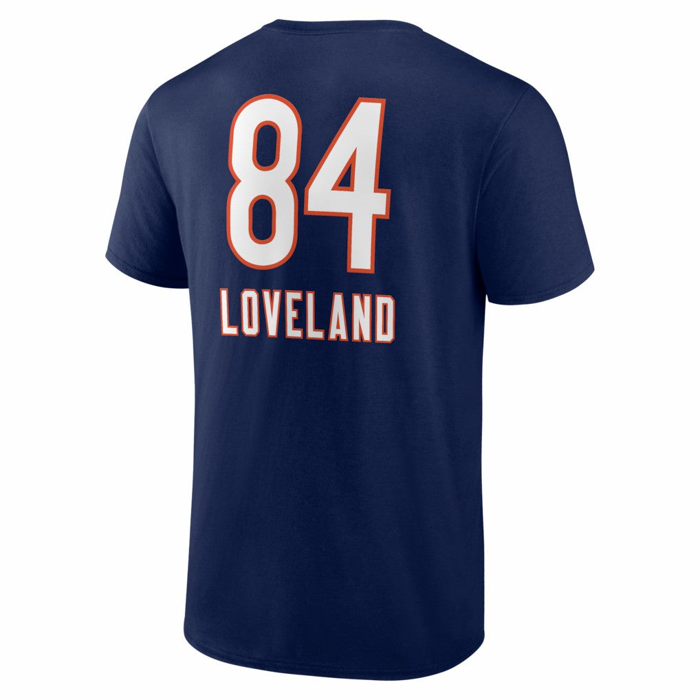 Colston Loveland  Team Wordmark T-Shirt - Chicago Bears
