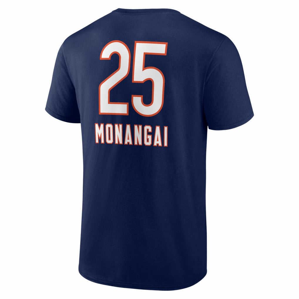 Kyle Monangai  Team Wordmark T-Shirt - Chicago Bears