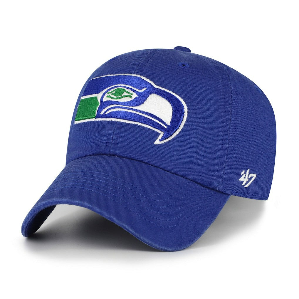 '47 Clean Up Throwback Adjustable Hat - Seattle Seahawks