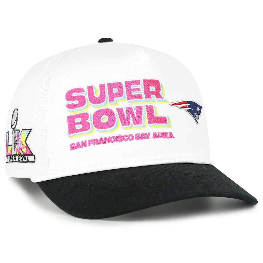 '47 Super Bowl LX Stacked Hitch Adjustable Hat - New England Patriots