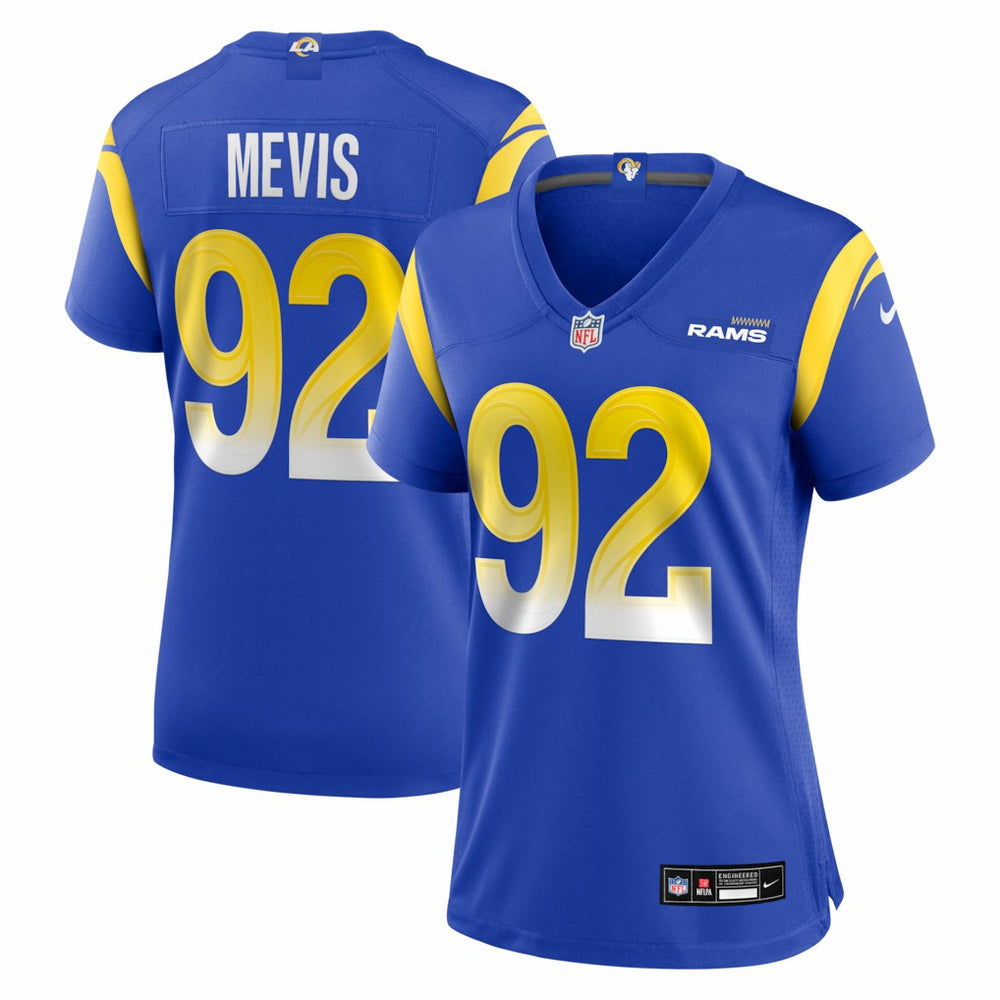 Harrison Mevis  Women's Team Game Jersey - Los Angeles Rams
