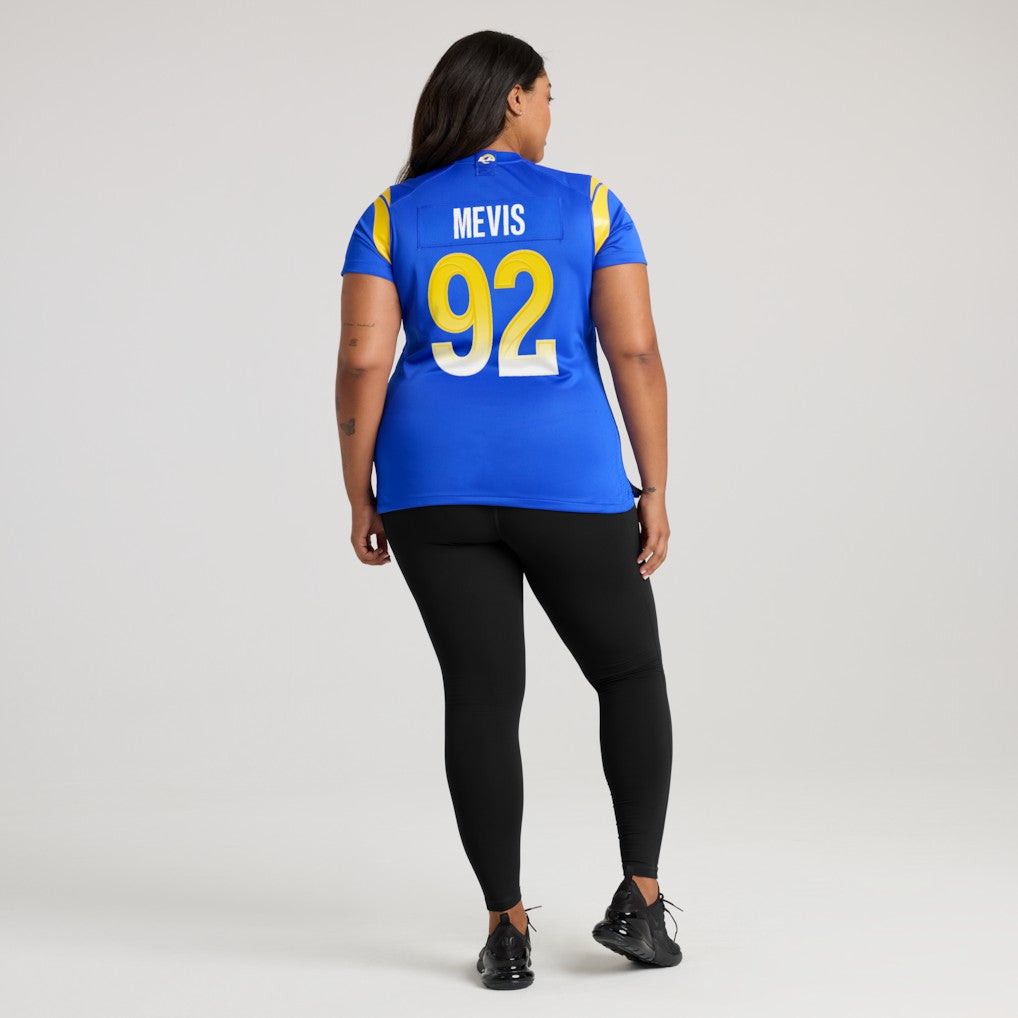 Harrison Mevis  Women's Team Game Jersey - Los Angeles Rams