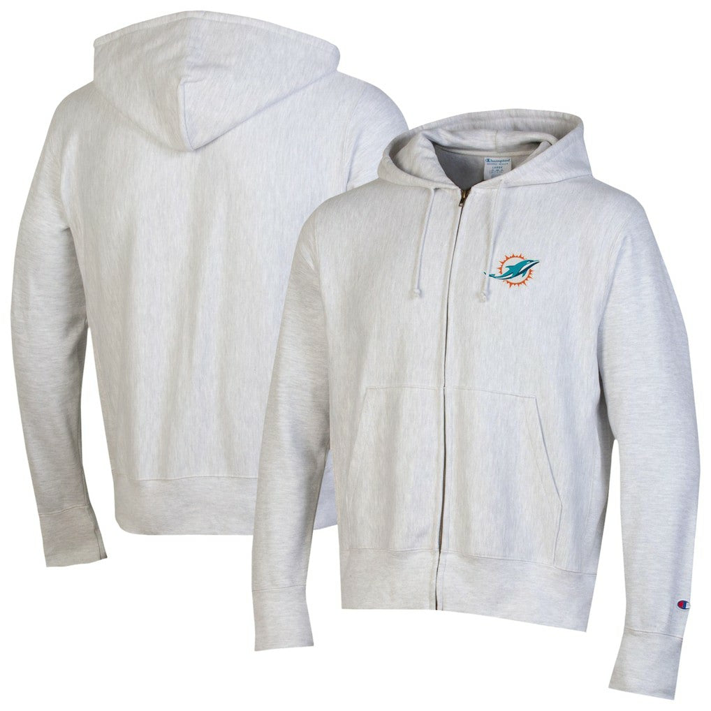 Reverse Weave Full-Zip Hoodie - Miami Dolphins