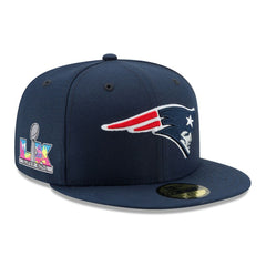 Super Bowl LX Side Patch 59FIFTY Fitted Hat - New England Patriots