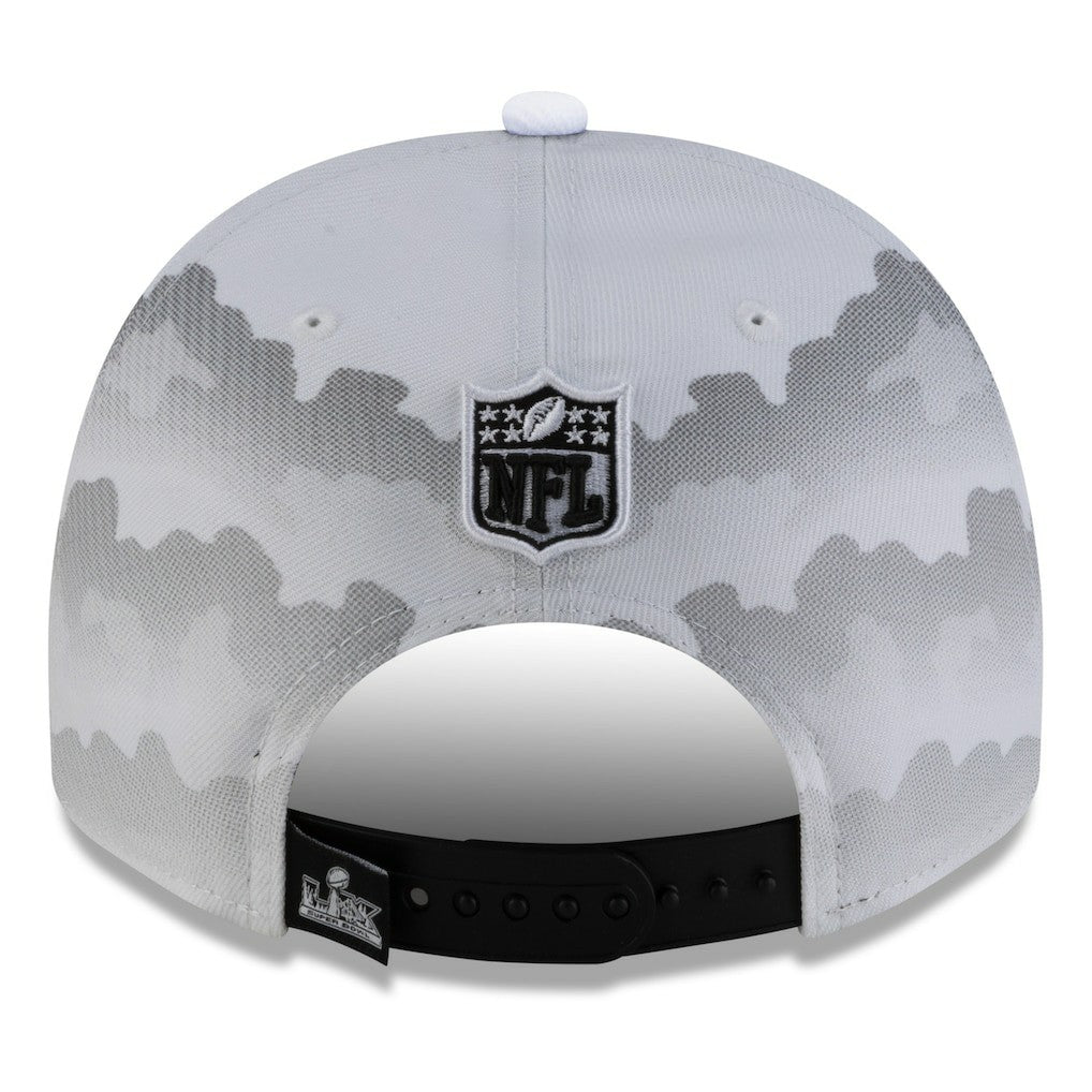 Super Bowl LX Tarmac 9FIFTY Snapback Hat - New England Patriots