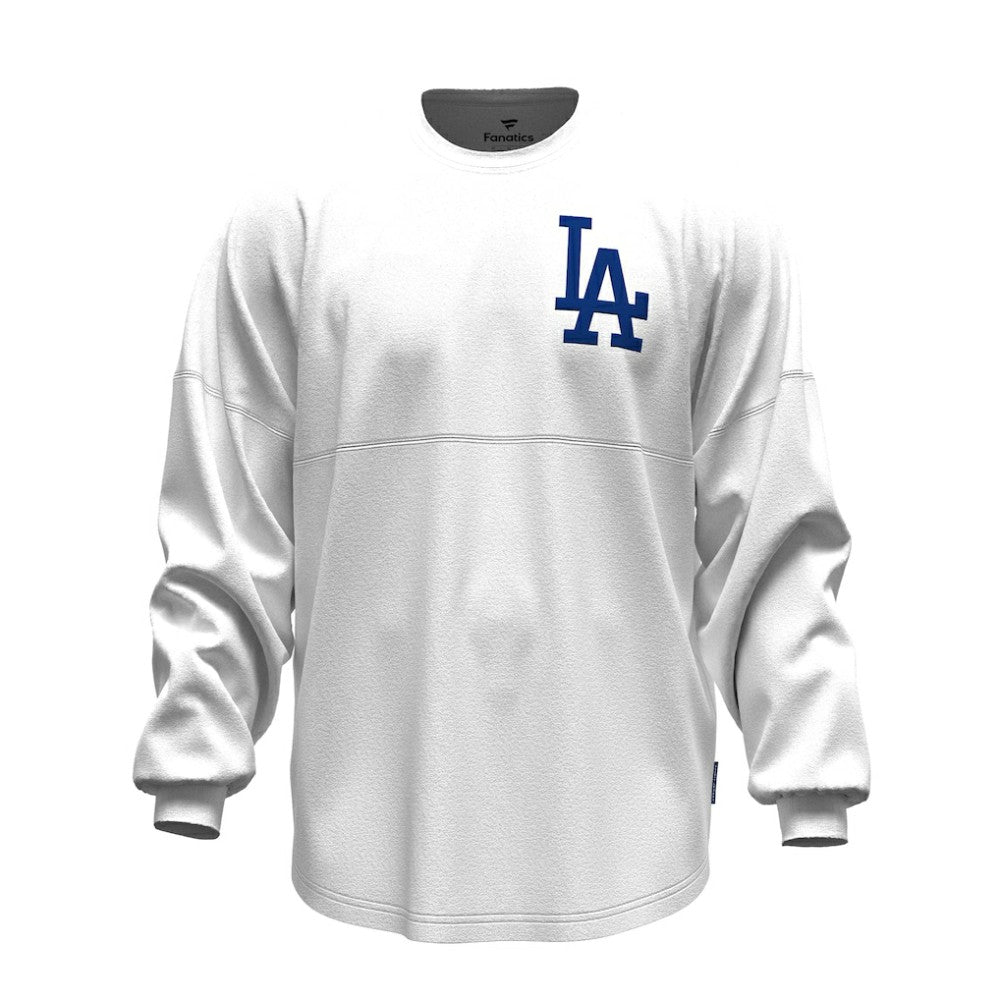 MLB Los Angeles Dodgers Fanatics Women's Baseball Stitch Spirit Jersey Long Sleeve T-Shirt
