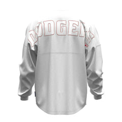 MLB Los Angeles Dodgers Fanatics Women's Baseball Stitch Spirit Jersey Long Sleeve T-Shirt
