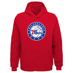 NBA Philadelphia 76ers Outerstuff Youth Primary Logo Pullover Hoodie
