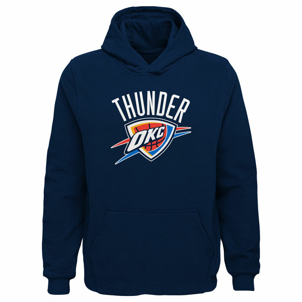 NBA Oklahoma City Thunder Outerstuff Youth Primary Logo Pullover Hoodie