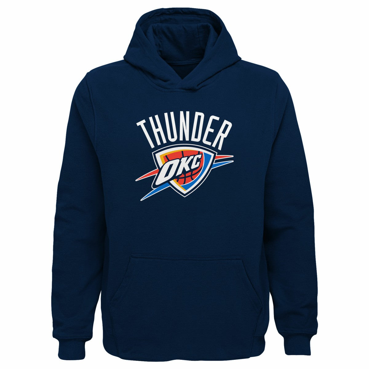 NBA Oklahoma City Thunder Outerstuff Youth Primary Logo Pullover Hoodie
