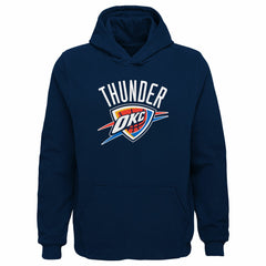 NBA Oklahoma City Thunder Outerstuff Youth Primary Logo Pullover Hoodie