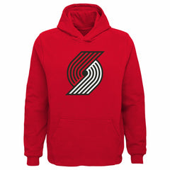 NBA Portland Trail Blazers Outerstuff Youth Primary Logo Pullover Hoodie